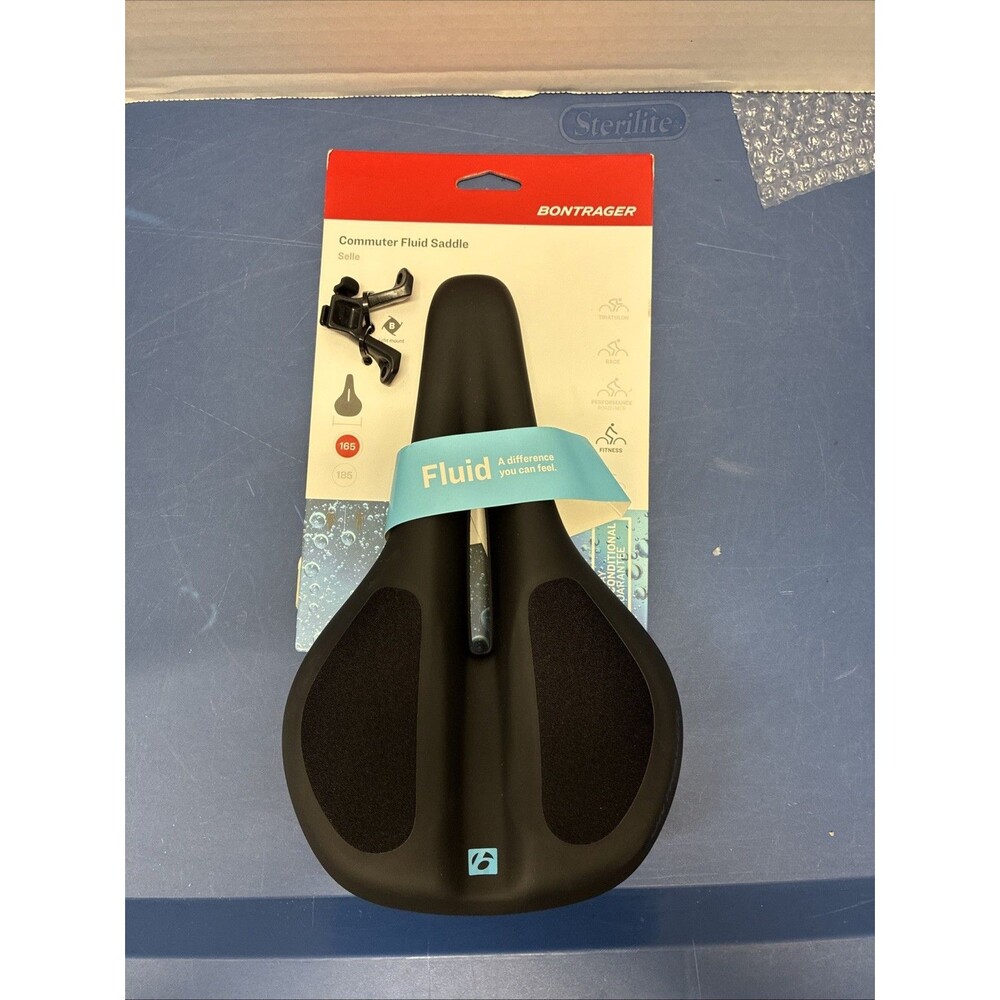 saddle bontrager commuter fluid bike seat 567356 -165mm